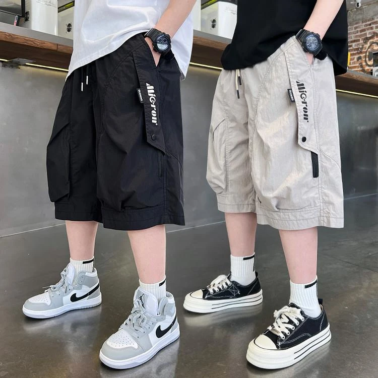 2025新款男童夏装工装短裤儿童夏季裤子童装男孩休闲工装裤子