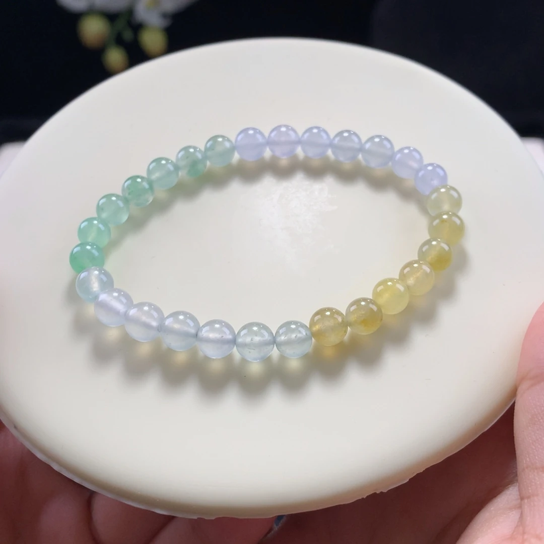 未镶嵌手串翡翠春夏秋冬