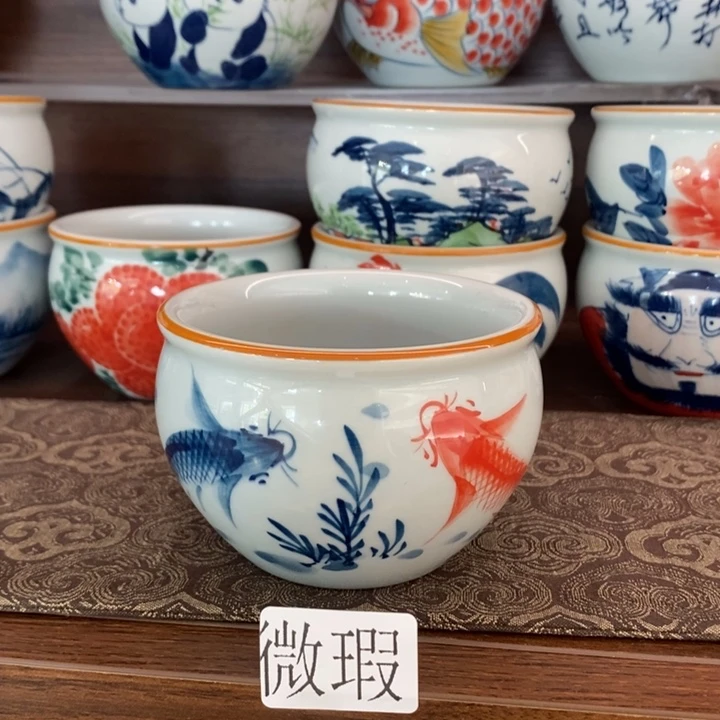 釉下老陶泥手工绘制