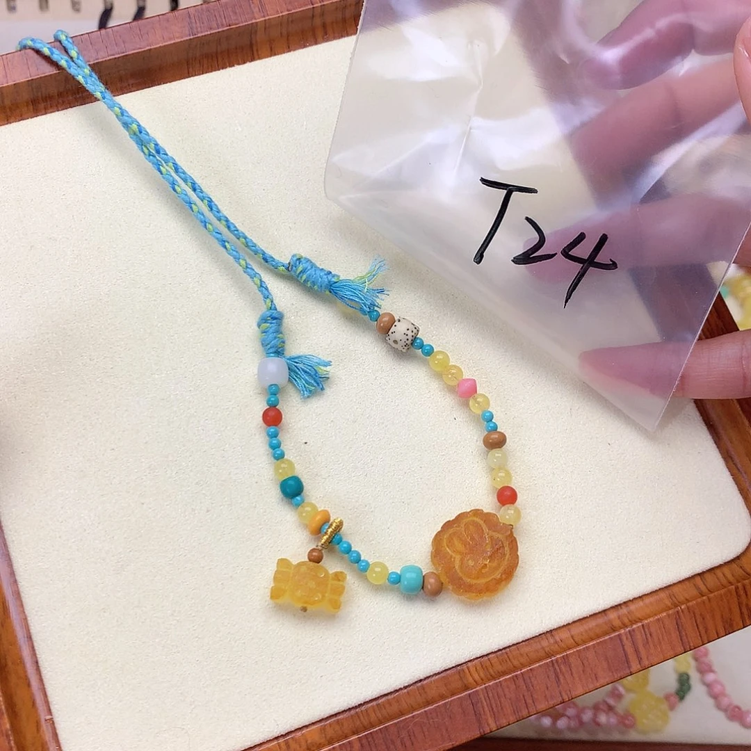 琥珀吊坠(不含链)未镶嵌