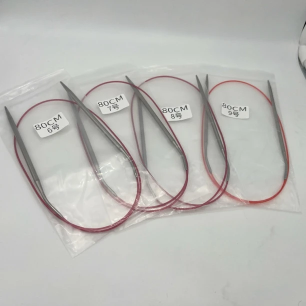 手工环形针 毛衣编织工具 不挂线不刺手 适合编织