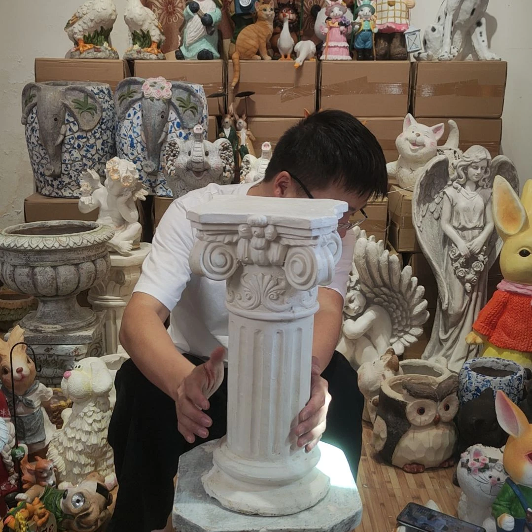 合成树脂18号罗马柱摆件