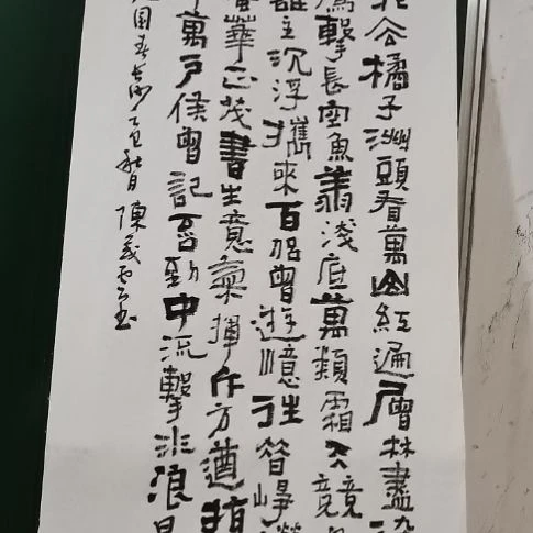 书法沁园春长沙。。。。