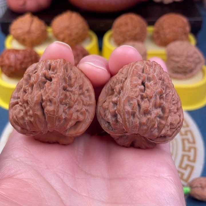 吊坠文玩核桃平谷凹底39