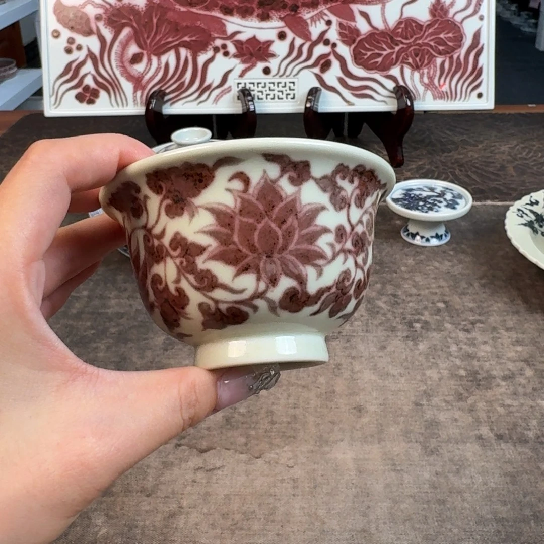 关****ʃ丰良窑制手工手绘杯杯福利款