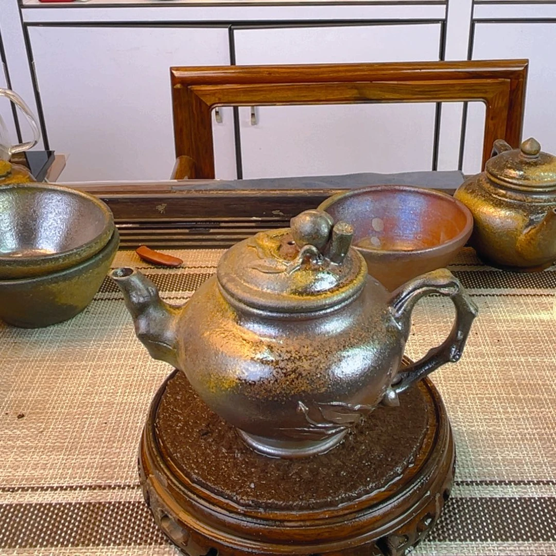 大***成茶壶紫砂底槽清柴烧260cc