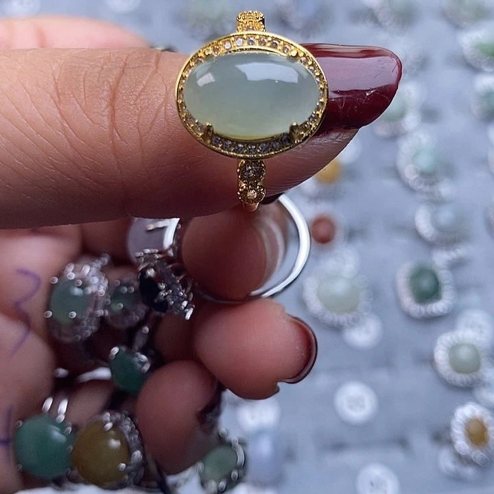 未镶嵌戒指翡翠糖*缅甸