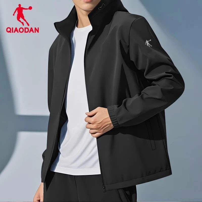 乔丹运动外套男士秋冬新款运动训练夹克跑步服男防泼水户外骑行服