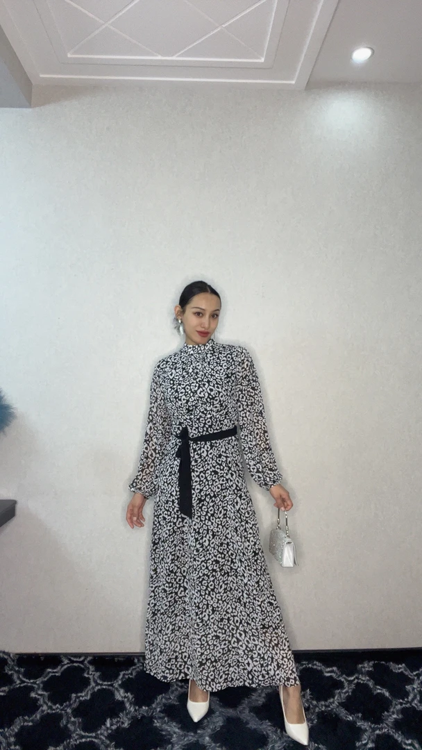 古姿丽女装 乌鲁木齐发货 girip婚礼宴会长款连衣裙