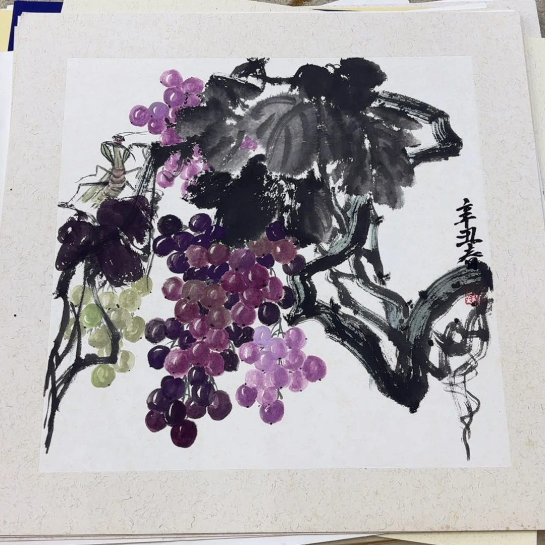 国画国画老师作品刘