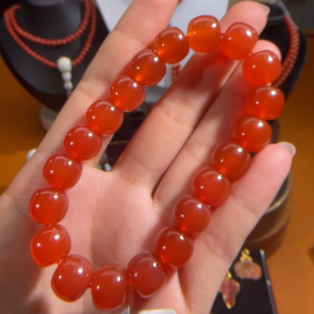 南红玛瑙老型单圈11.3mm未镶嵌