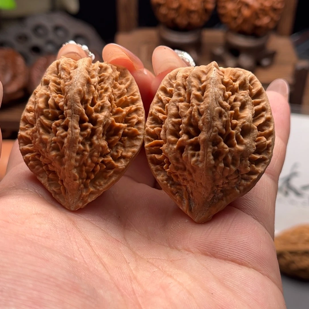 文玩核桃把件关东木子家楸大胖53