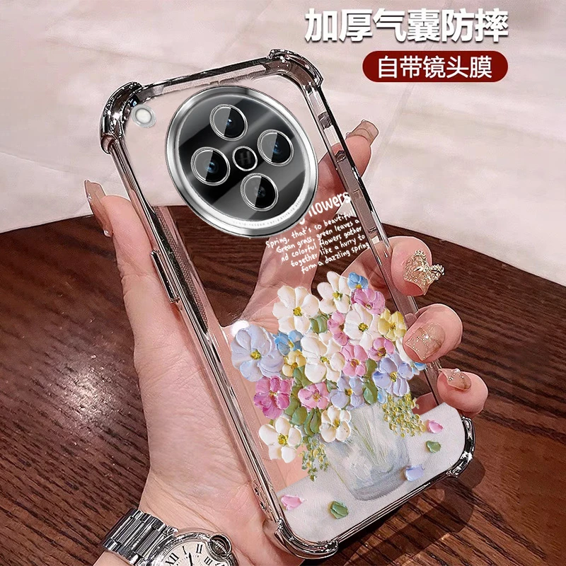 适用OPPOFindX8S+手机壳透明四角防摔findx8pro硅胶x8s全包镜头膜