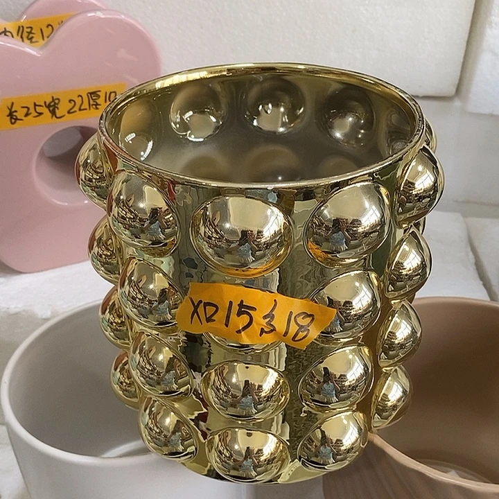 摆件陶盆有孔 瑕疵介意勿拍