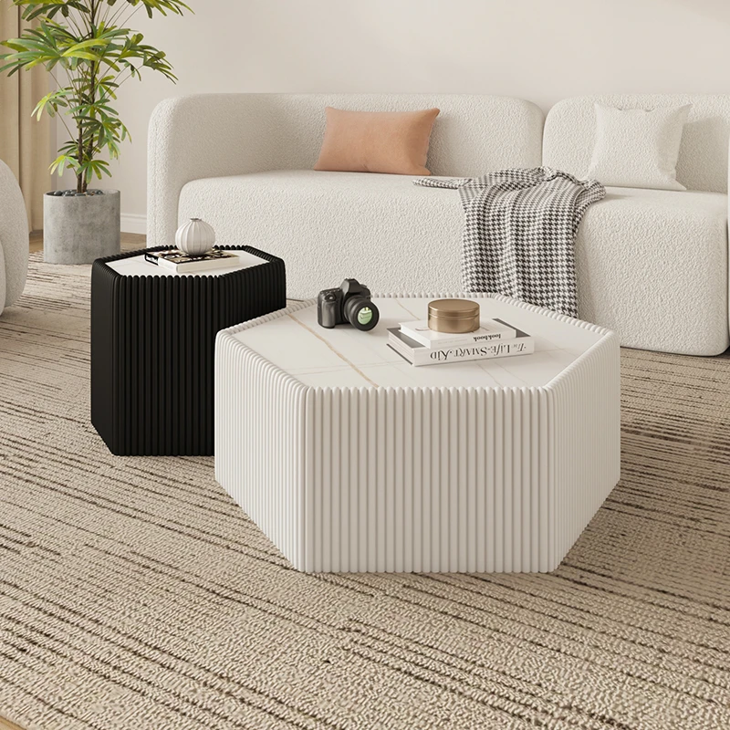 现代简约茶几组合奶油风家用小户型客厅茶几边几茶几客厅家用