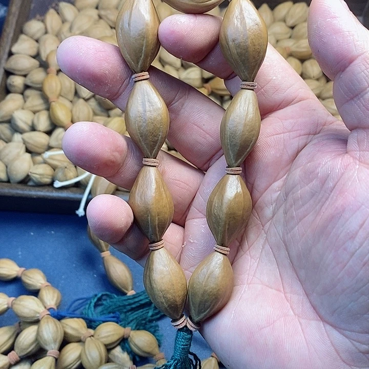 手串/手链橄榄核哇*哈四花橄榄核素串
