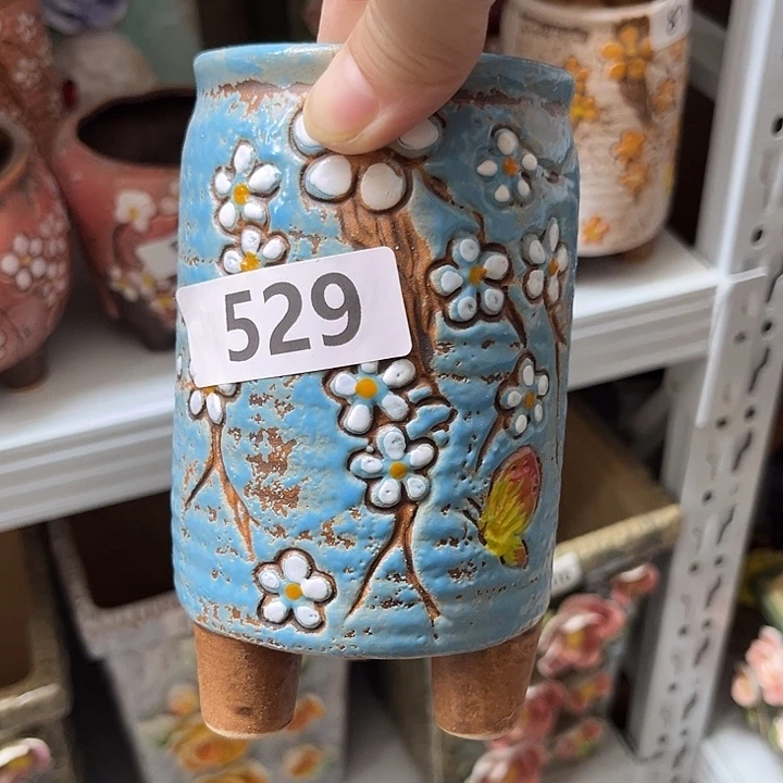 粗陶材质多肉花盆