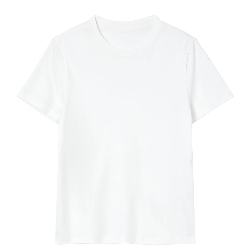 MAN BEI/曼·贝圆领透气打底衫舒适透气休闲T恤半袖纯色