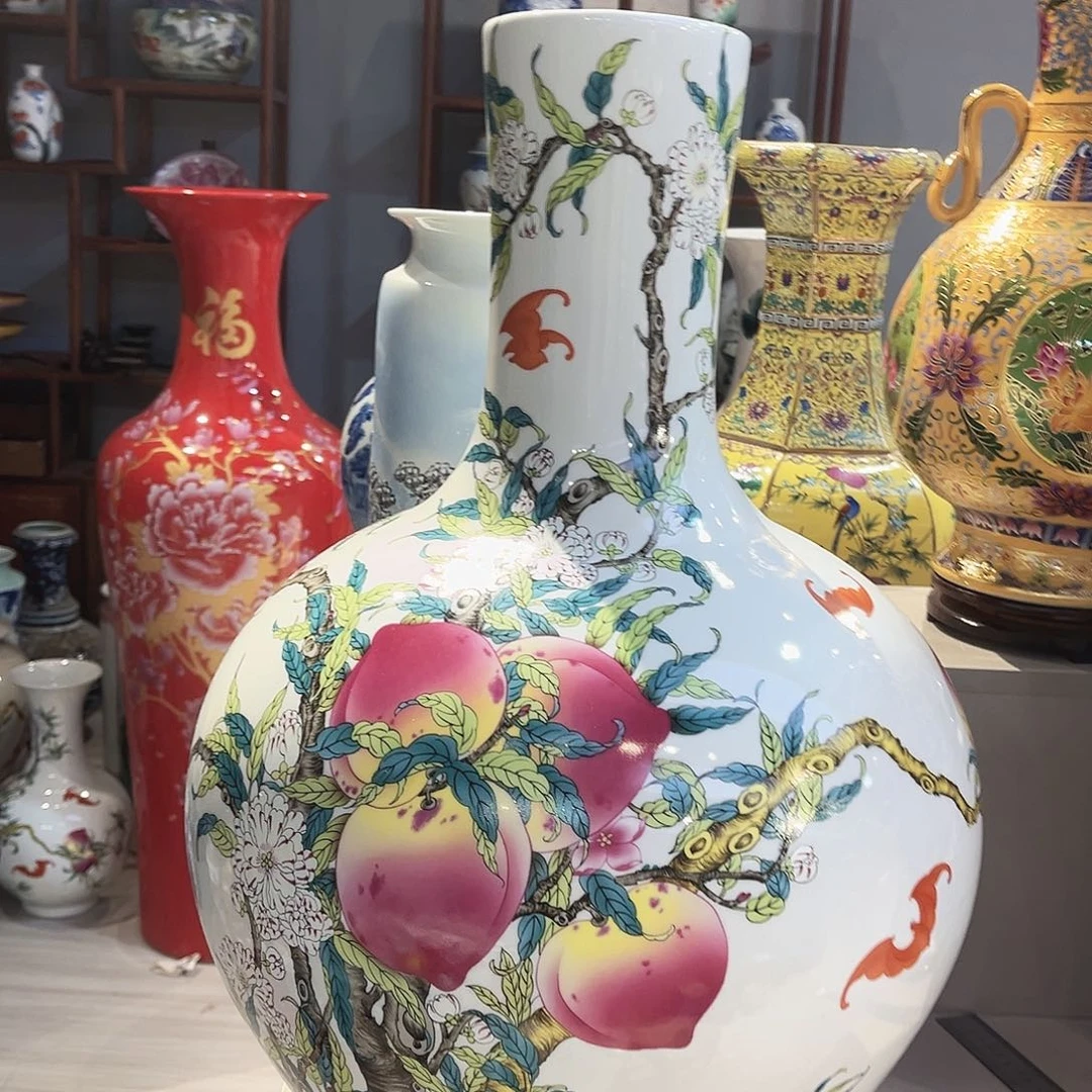 景德镇陶瓷花瓶55公分