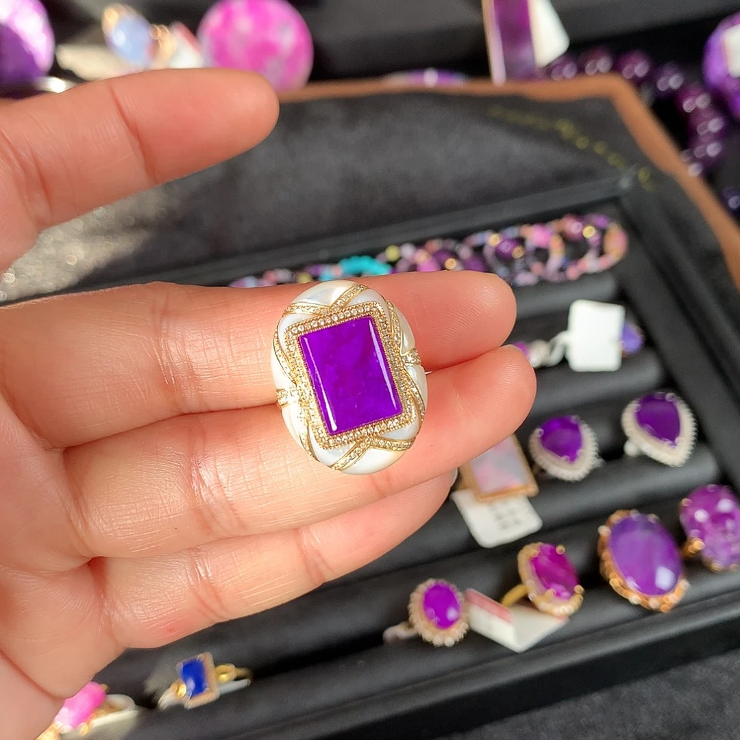 苏纪石（舒俱来）未镶嵌戒指