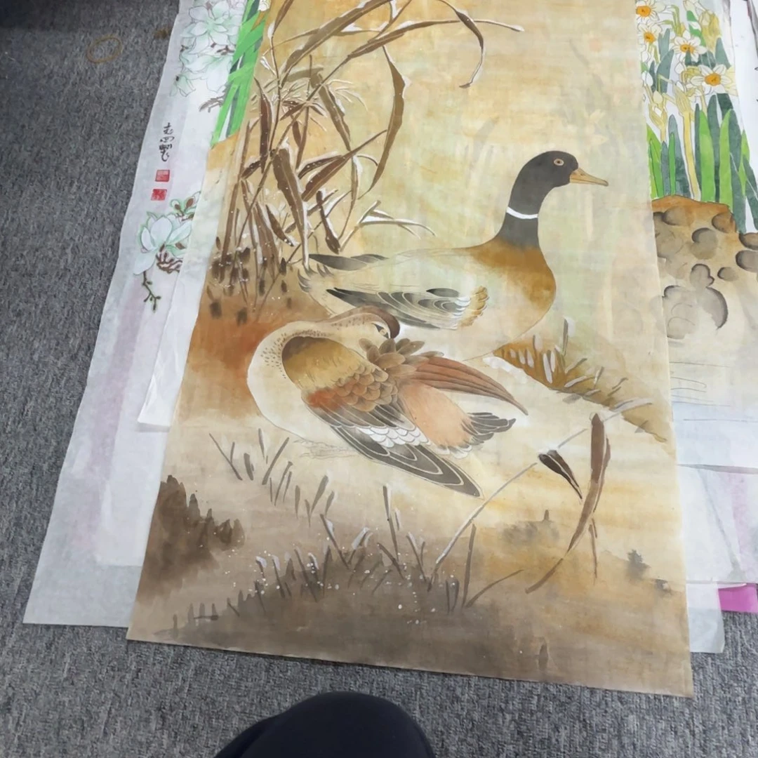 1***3国画绘画作品多次参加全国