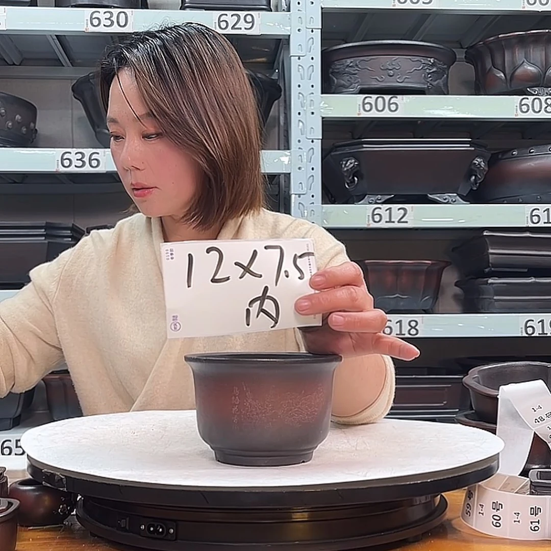 紫砂花盆宜兴紫砂48号