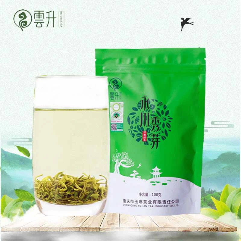 雲升永川秀芽早春嫩芽叶绿茶清香型袋装浓醇甘爽