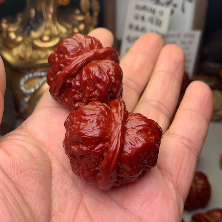 文玩核桃把件少*蛤蟆