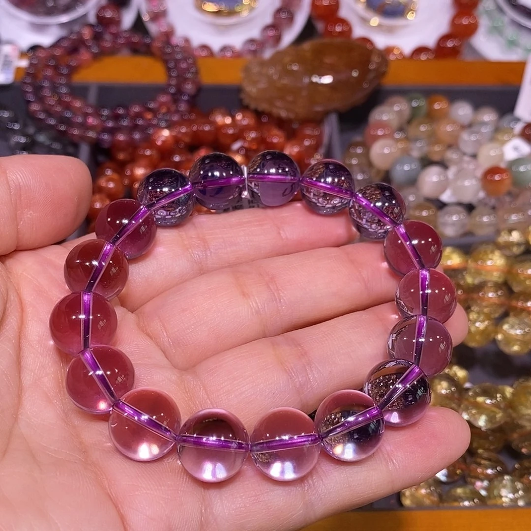 未镶嵌手链水晶紫水晶12