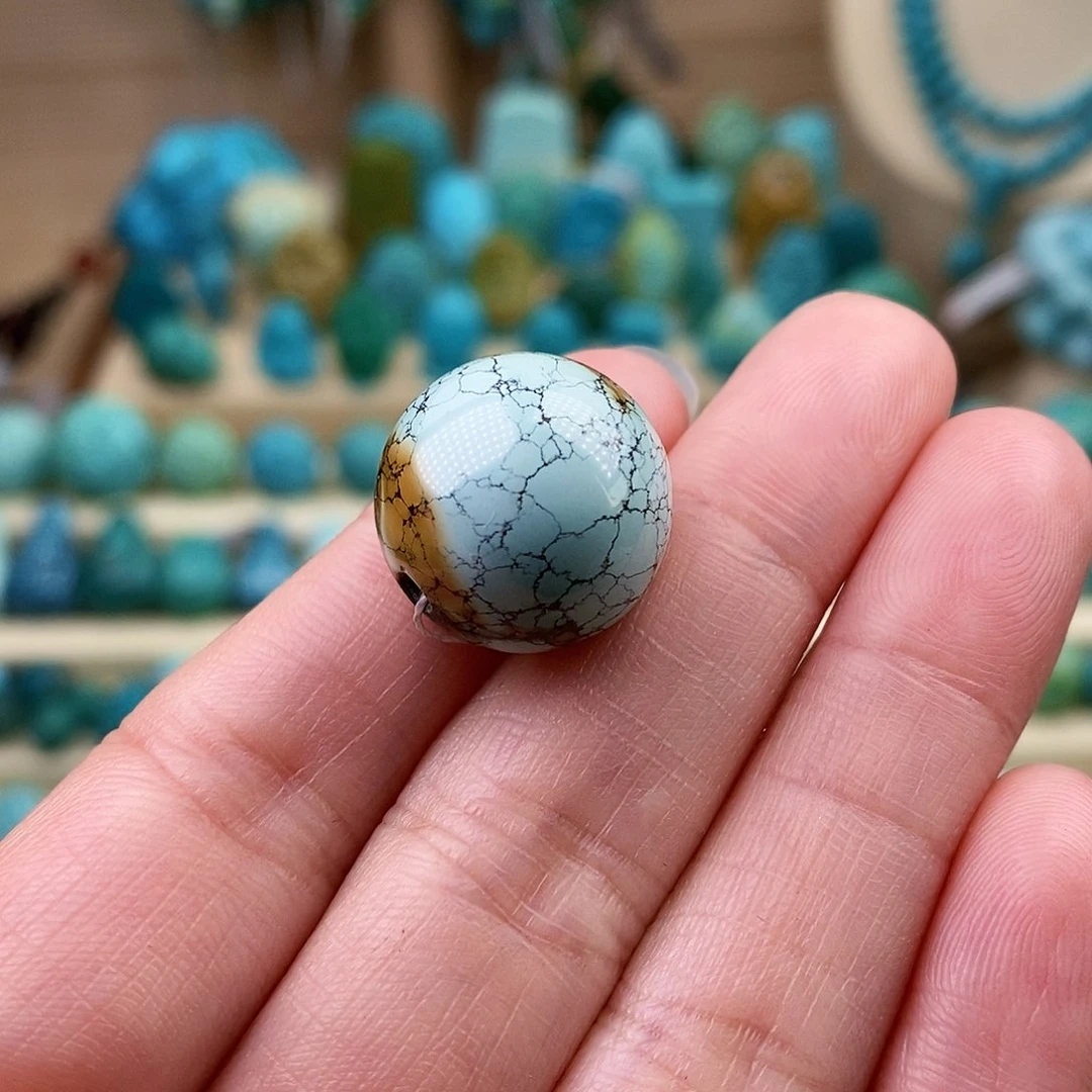 绿松石珠宝奇石未镶嵌