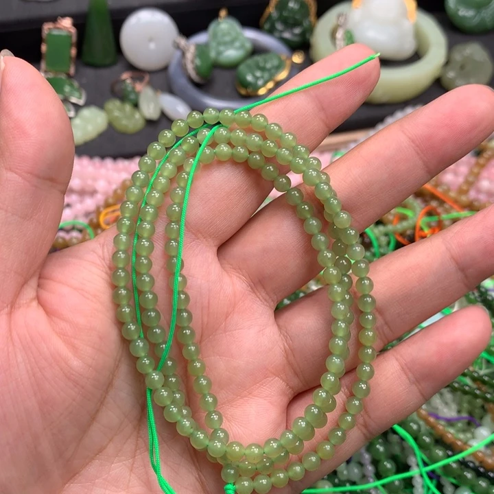 和田玉未镶嵌手链105