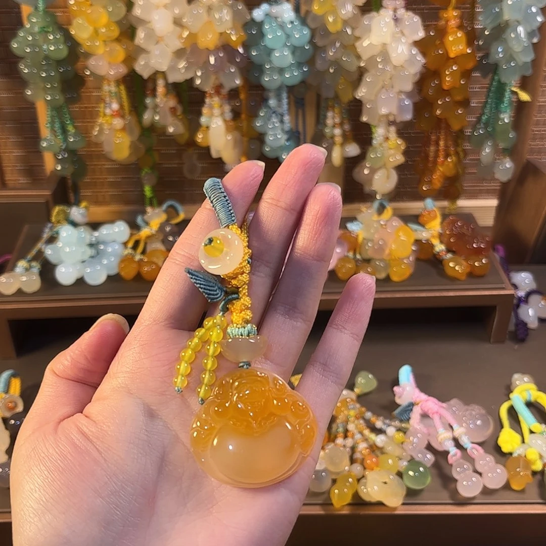 玛瑙/玉髓未镶嵌车挂