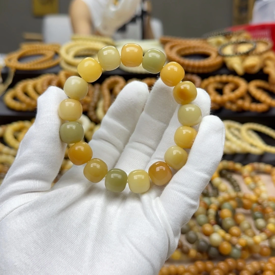 菩提根/象牙果手串13.14 5年 鬼工