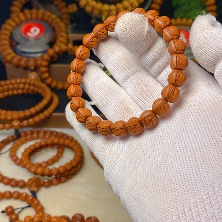 我***知手串桃核秦岭龙纹桃核