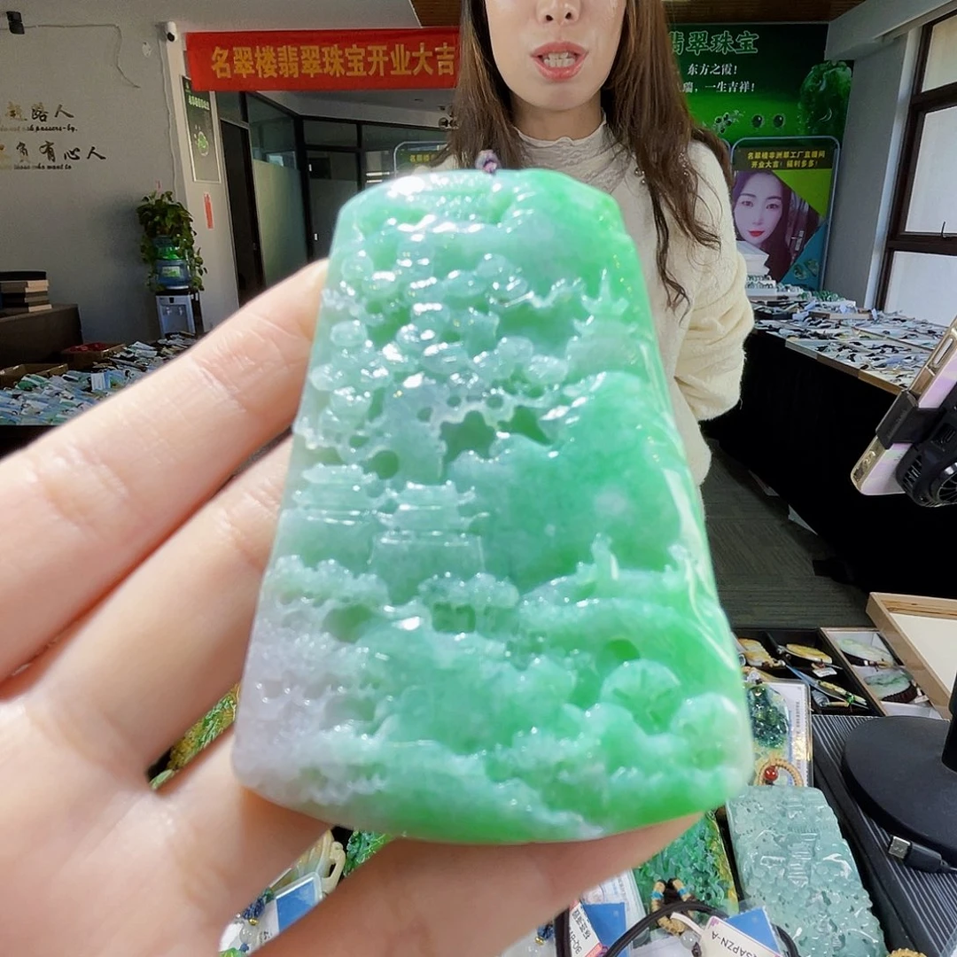 颈饰未镶嵌翡翠翡翠