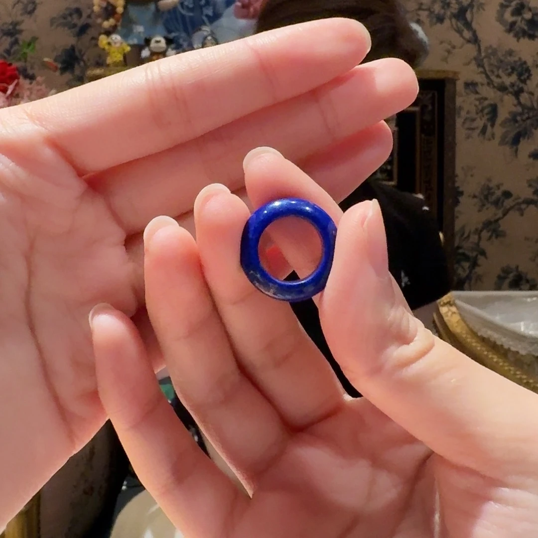 青金石戒圈未镶嵌