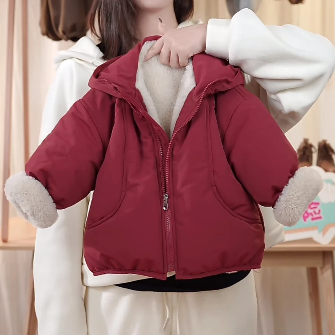 2025儿童加厚奥粒绒棉服冬装棉衣外套冬季新款韩版棉袄男童衣服