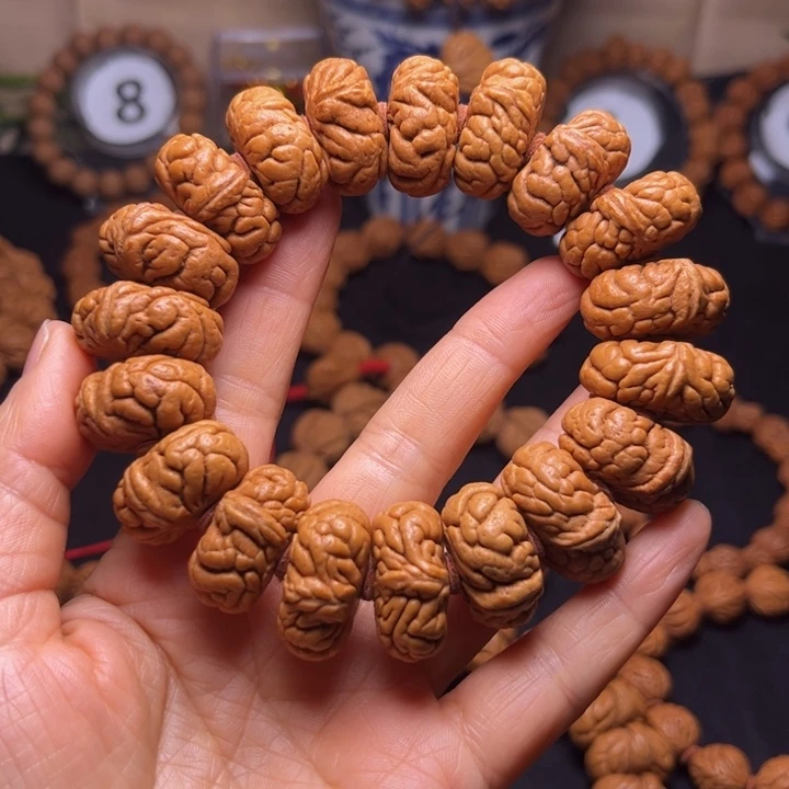 @***伴吊坠桃核秦岭桃核手串