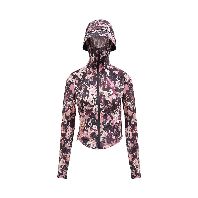 【今日上新】迷彩花小渔夫防晒开衫UPF50+，粉色P5AD10111006