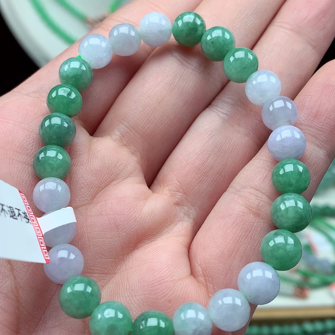 翡翠未镶嵌项链翡翠