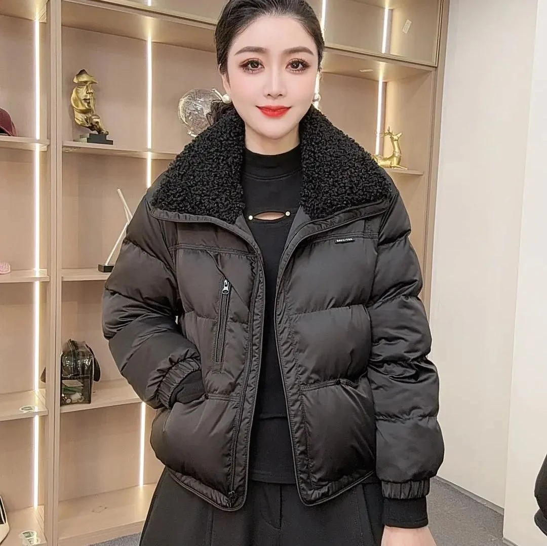 【有运费险】时尚厚款女棉服外套常规宽松型冬季新款小个子保暖显瘦