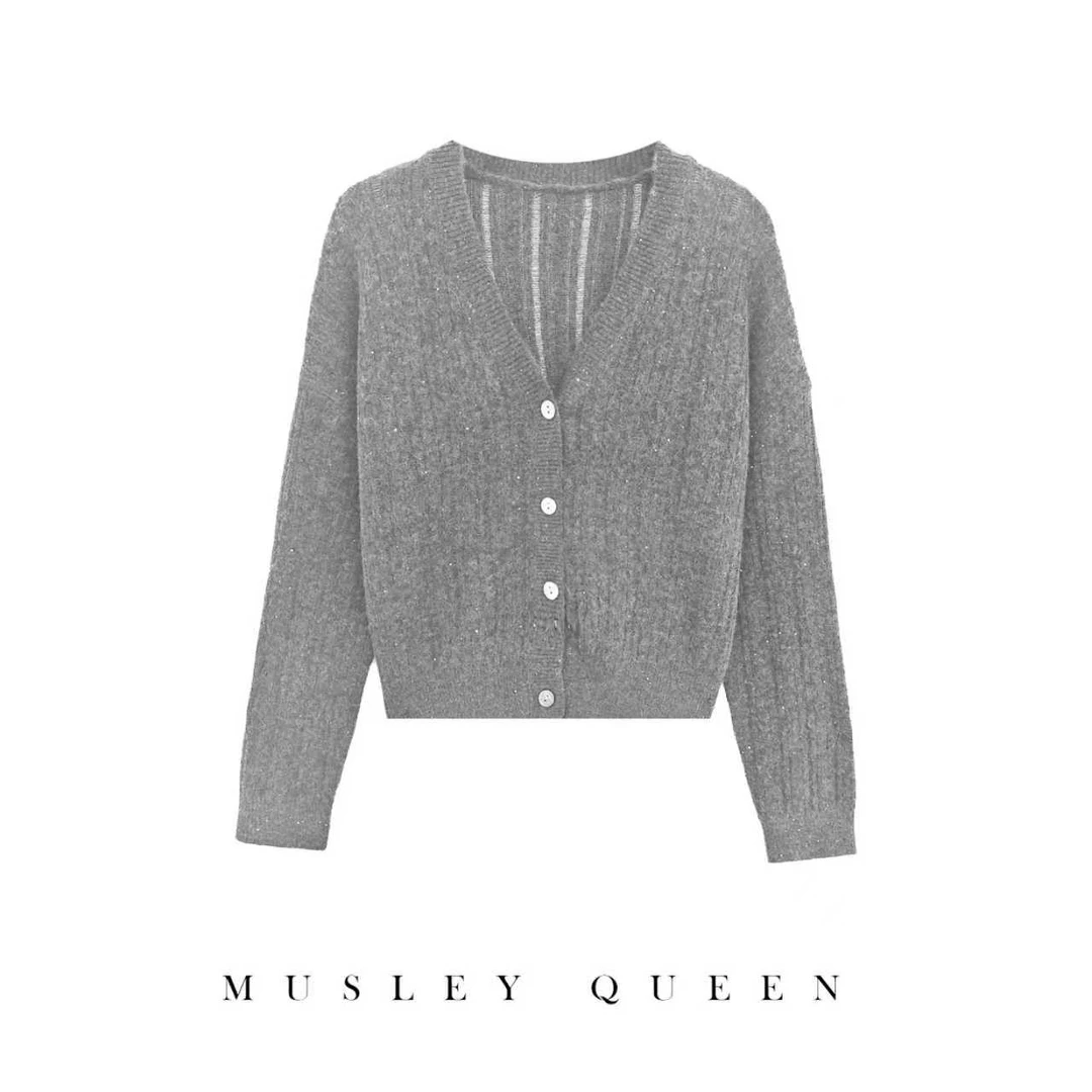 Musley Queen秋上新针织开衫JC06-5655