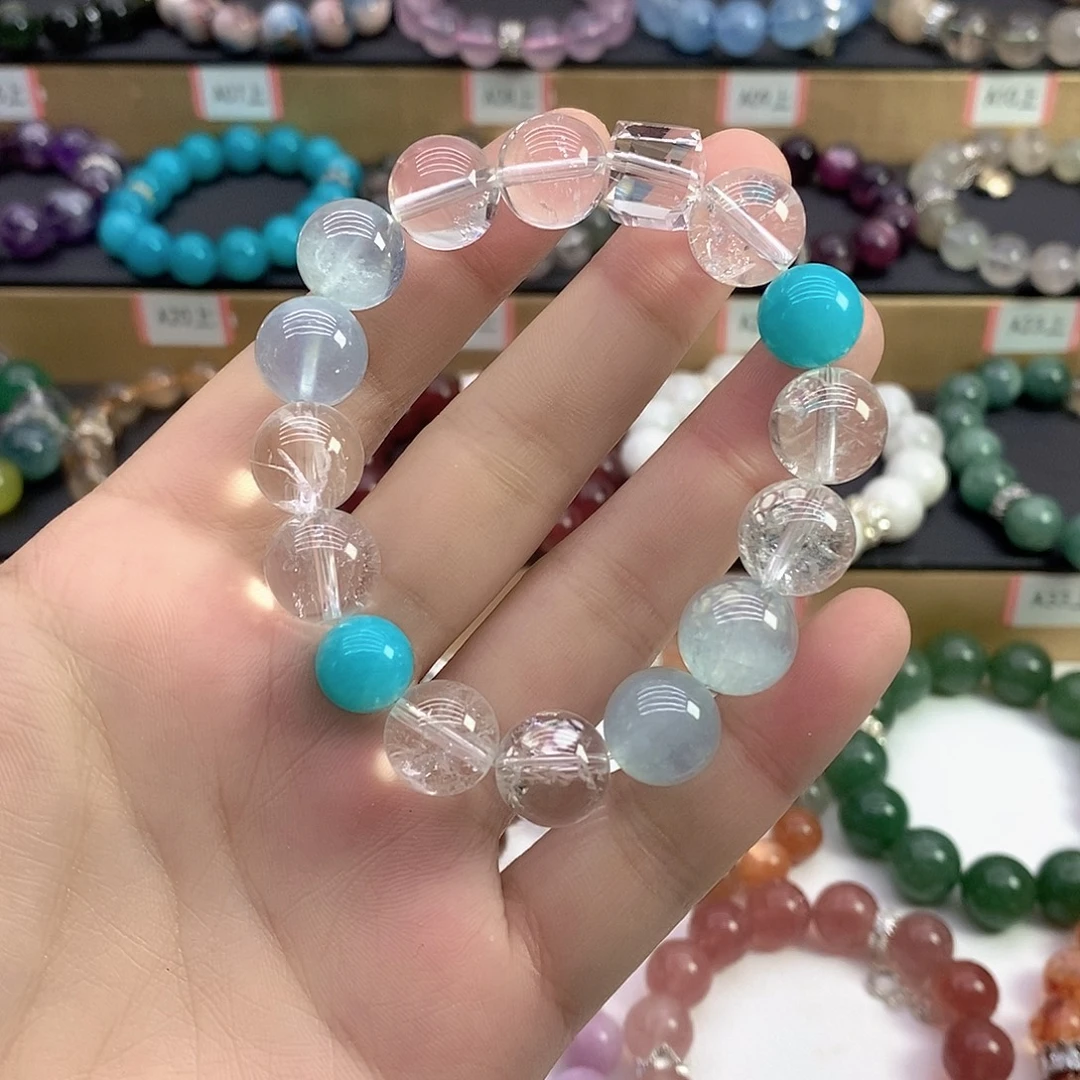 水晶未镶嵌手链白