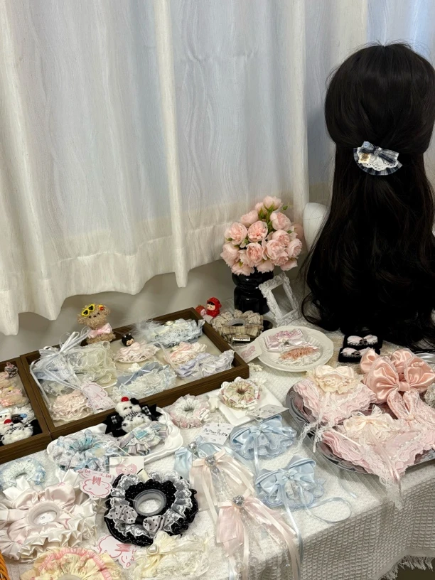 【连麦自选】拍下后申请连麦 可以打字选款～手作发夹