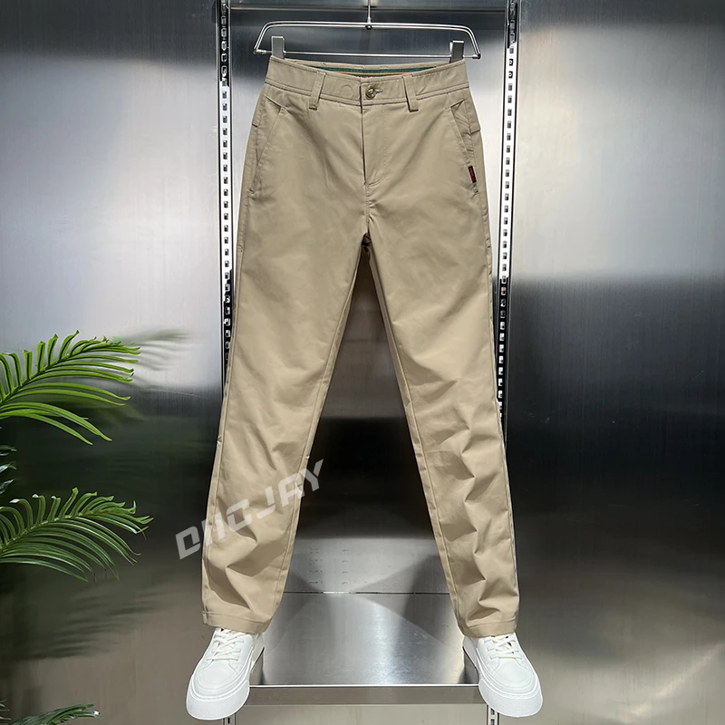 【轻奢】男士夏季轻商务休闲裤薄款直筒修身简约时尚百搭休闲长裤