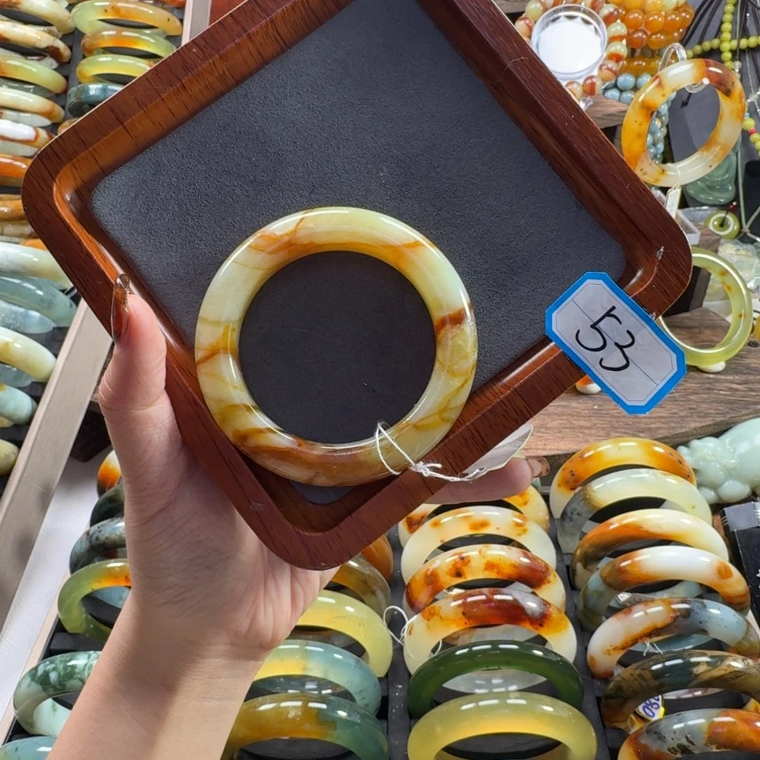 蛇纹石玉合金手镯微瑕