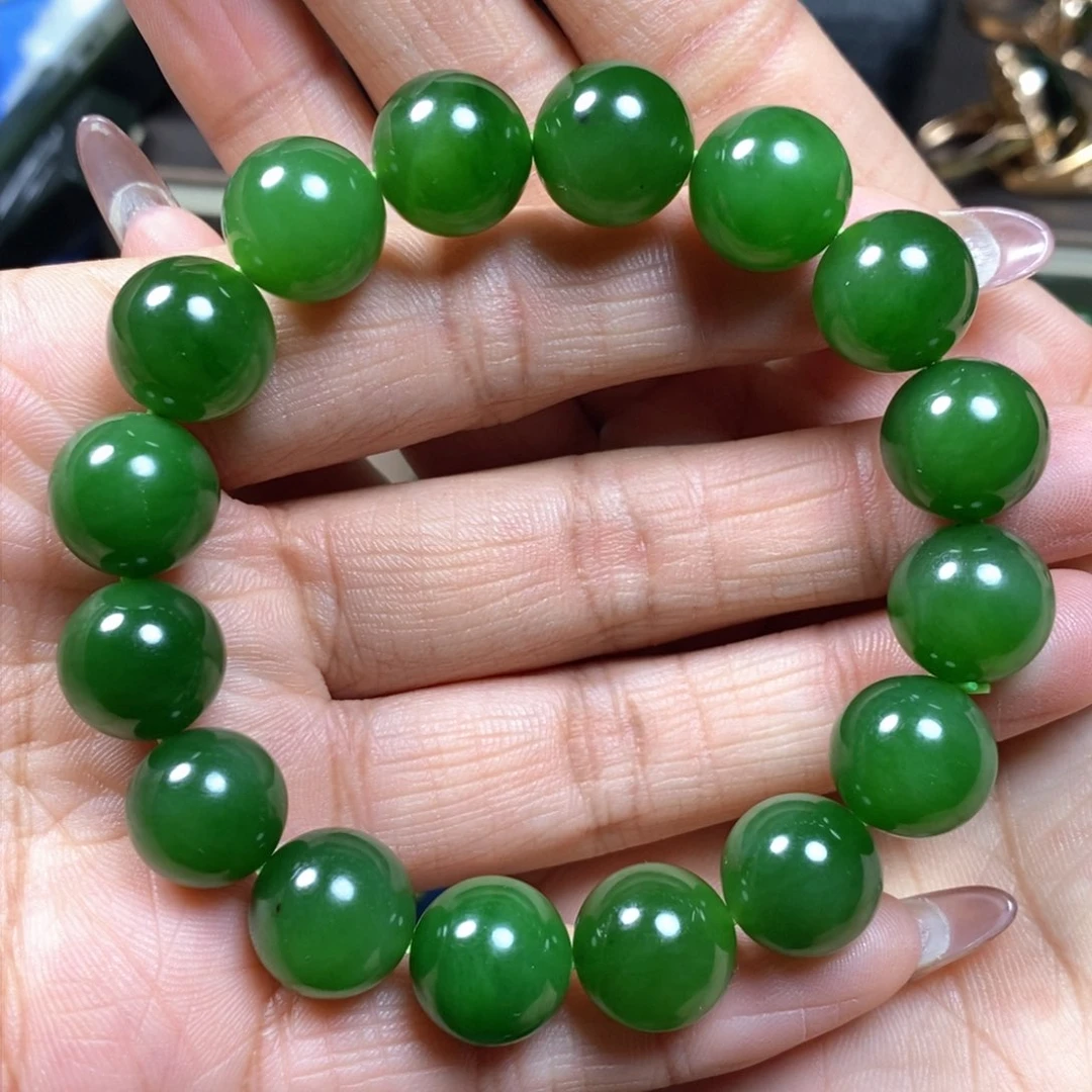 和田玉手串卡13未镶嵌