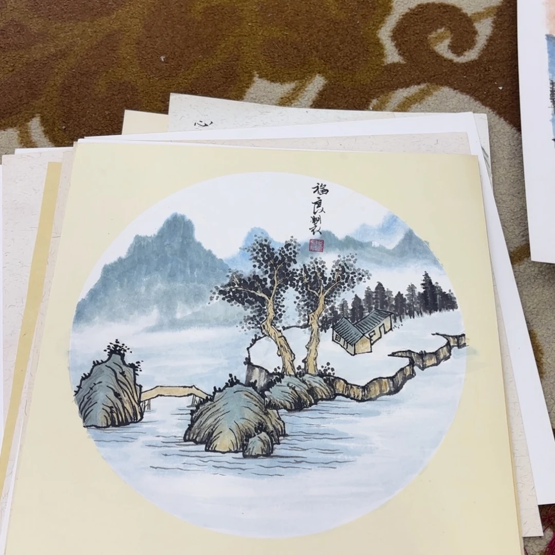 国画福良38:38卡纸童