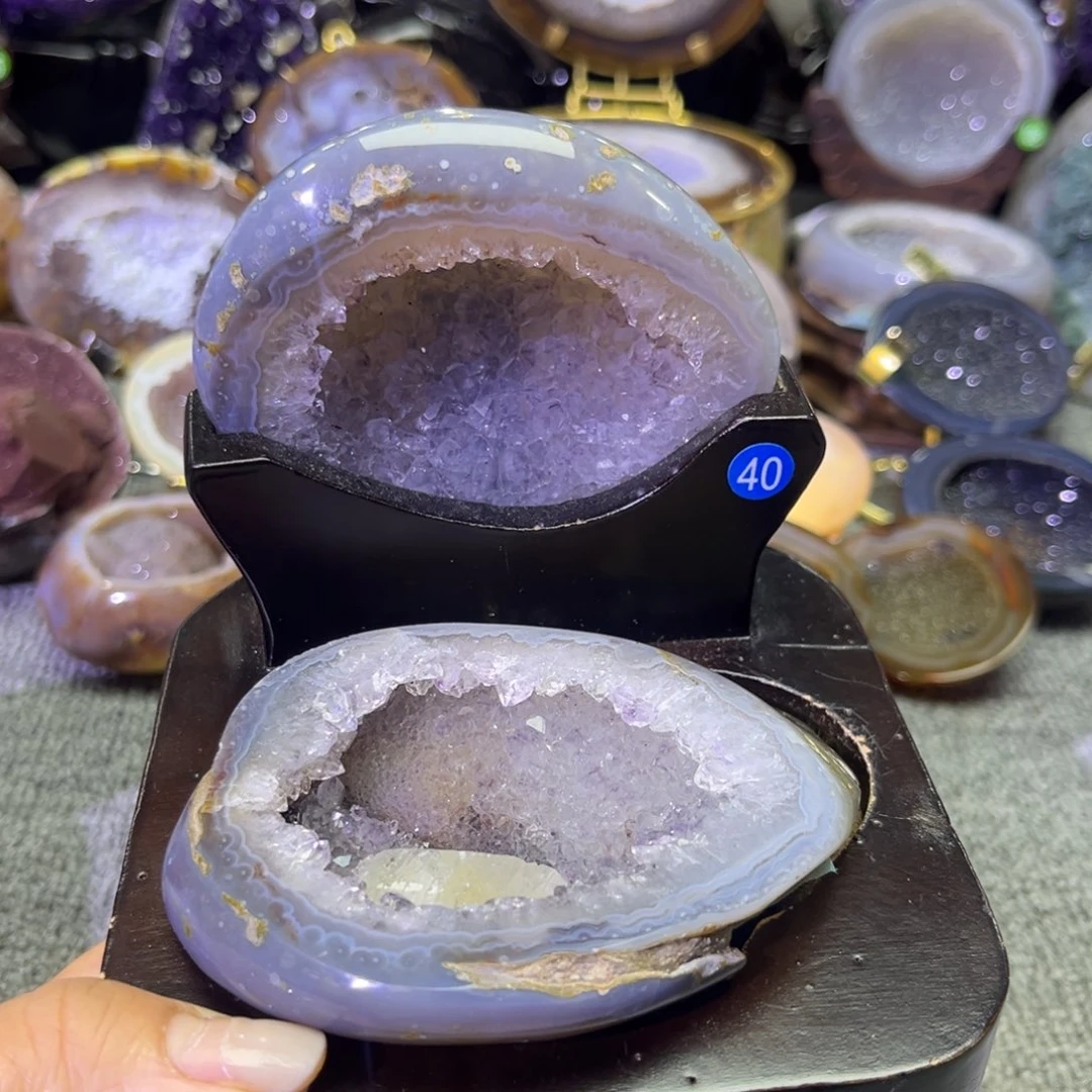 摆件紫晶未镶嵌水晶