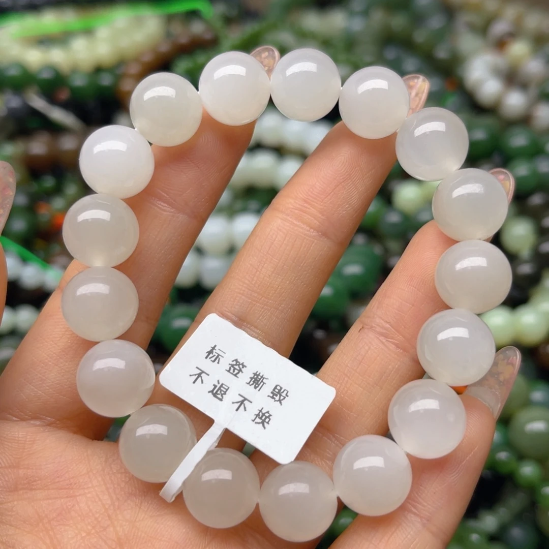 和田玉未镶嵌手串